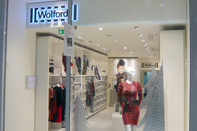 architecte interieur magasin wolford parly